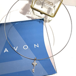 AVON VINTAGE 2wayフラワーキーモチーフオメガネックレス　ヴィンテージ　ロングネックレス　アンティーク  クラシカル　大ぶり　ナチュラル　結婚式　ブライダルビーズ　ヴィンテージ