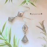 [送料無料]ネイティブピアス＊大人カッコいいピアス