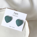 dot heart ♡ deep green