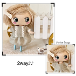 SALE🎵　モスグリーンチェックのセットアップ＊2way