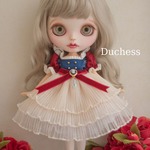 ブライス服 アウトフィット 洋服 白雪姫チュールワンピ