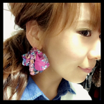 シフォンイヤリング