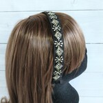 インド刺繍リボンのカチューシャ