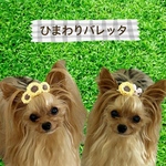  ひまわりバレッタ