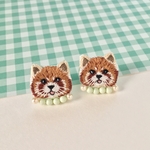 レッサーパンダ❤︎melon sherbet /ピアス