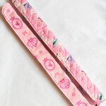 ズレが気にならない ロング 水筒肩ひもカバー【バレエ／リボン】ピンク