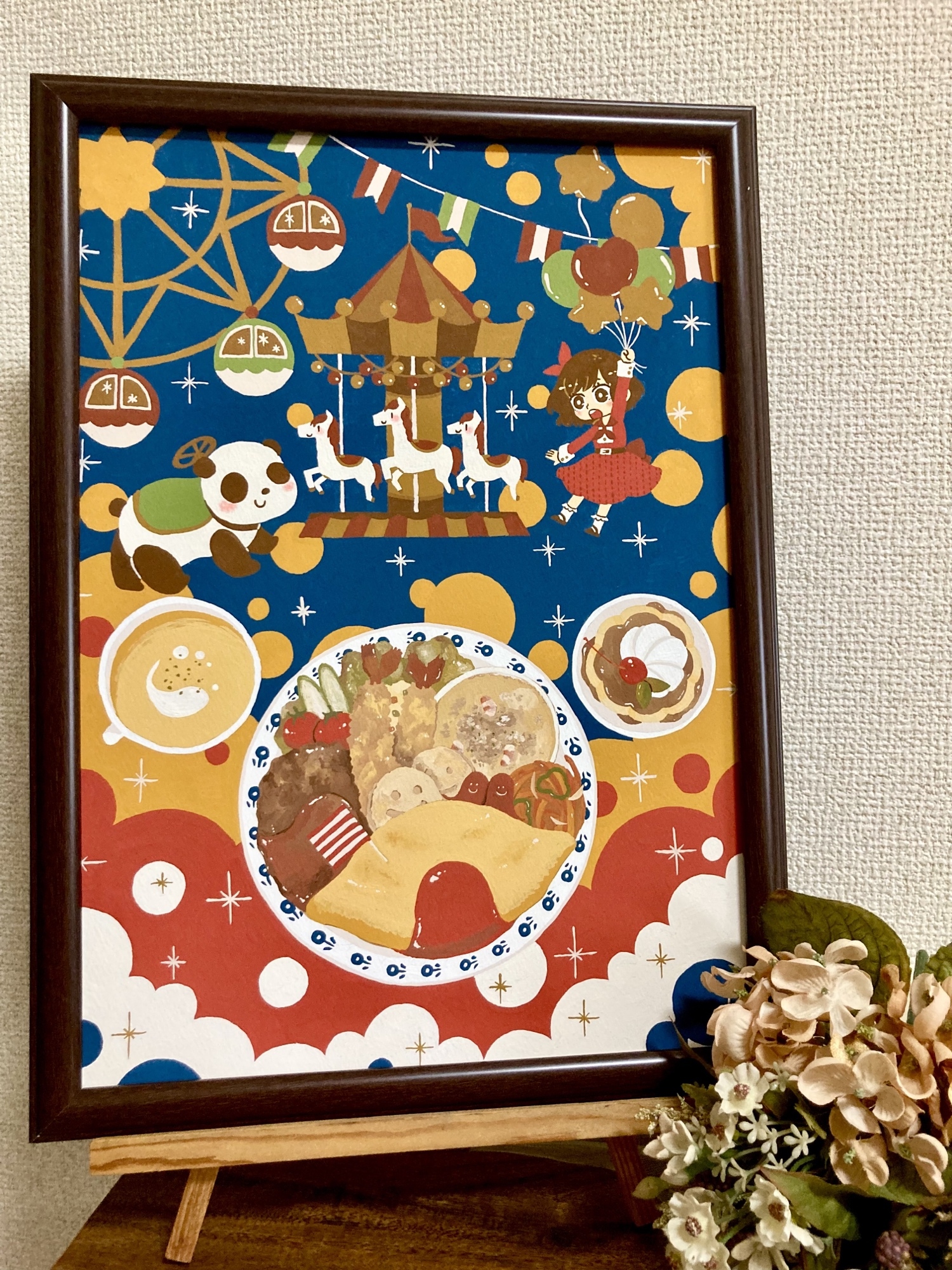 テクスチャーアート スチームパンクアート 額縁 立体画 原画一点もの #2 テクスチャーアート ウミガメ スチームパンク風 半立体画 原画 一点