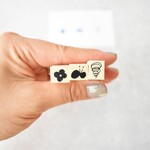 【セット】小さな模様のスタンプ３種　meganehankoのスタンプ