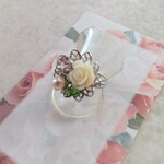 薔薇のリング(白)