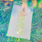 【片側のみ】🍈メロンソーダアクリルピアス🍒