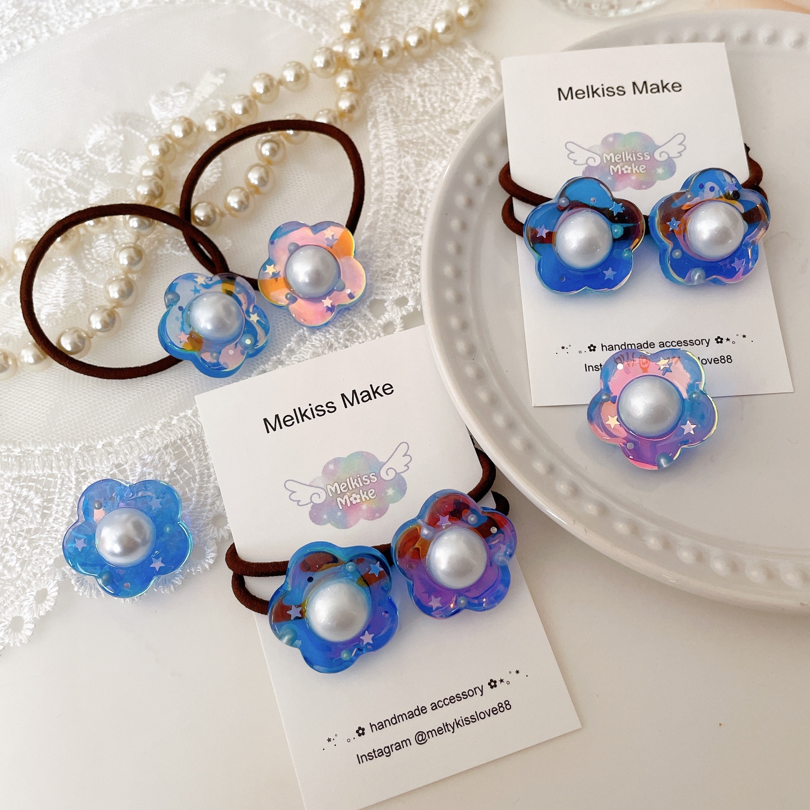 《No.2053❀》ハンドメイド　レジンヘアゴム　ピンクパープル　リース　六角形 レジン（樹脂） ヘアゴム の人気通販｜Creema(クリーマ) 国内最大の