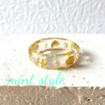 素肌を彩るクリアーリング【サマーゴールド】
