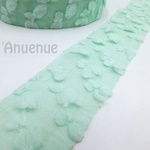ガーゼレース クラウドリボン（Mint Green / ミントグリーン）38mm×2m