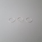 極細リング3種セット(銀)