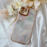 iPhone12ケース　テクスチャーアート アルコールインクアート　ニュアンス　シンプル