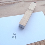 《送料込》スケジュールはんこ【腰掛け】