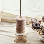wood donuts stand -round- 木製ドーナツスタンド