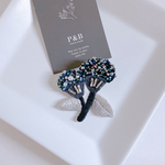 beadsFlower ビーズ刺繍ブローチ