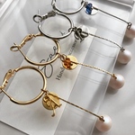 イニシャルフープピアス