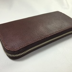 本革 レッドブラウンレザーウォレット 長財布