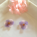 ひとひらあじさいのピアス&イヤリング