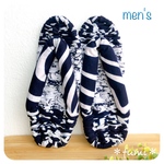 men'sシンプル浴衣♡(男性用SM)ふんわり鼻緒の布ぞうり　布草履