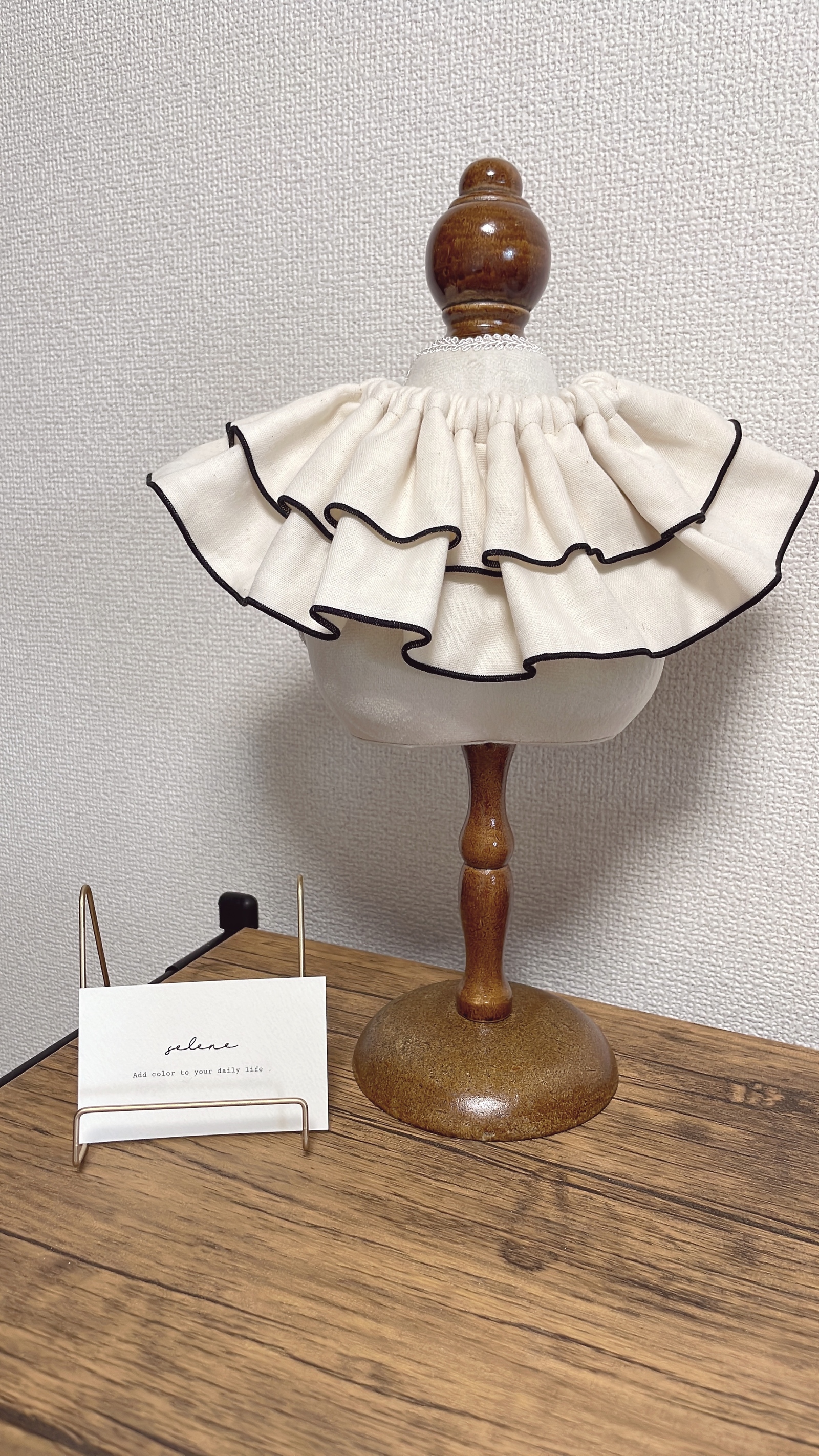 𝗇𝖾𝗐 （ kinari frill bib 🖤. ） フリル スタイ 男の子