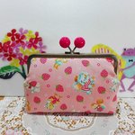SALE やっぱりかわいいメリーボンボン がまぐち通帳ポーチ
