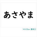 *☆14×20cm☆縫い付けタイプ・ゼッケン・小学生・クラス&名前入り・ゼッケン・体操服