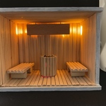 ミニチュアサウナボックス　横型