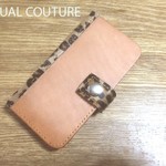1点物　iPhone6/6s用　レザー×ハラコ手帳型ケース　SP15IC3019