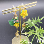 シトリン付き♡アシンメトリーヒペリカム✧*。《金具変更OK》
