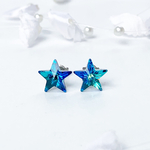 spark starピアス　バミューダブルー