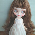 再出品403.※ピンクのガーゼのキャミワンピース※ブライスアウトフィット※1/6ドール服