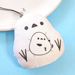 シマエナガクッションのストラップ