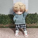 yo-hyu様専用☆ポケットに手が入れられる大きなフードのパーカーとサルエルパンツセット☆ねんどろいどどーる服