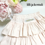 ブルマ カバーパンツ♡「フリルスカートブルマ♡ペールピンク」サイズS/Mカバーパンツ  ベビーブルマ  