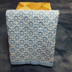十字花刺し(ブルー)