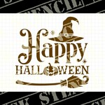 ステンシルシート　【H-19】　ハロウィン　Halloween