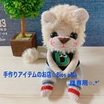手作りアイテムのお店☆Bios eNa 様 専用✩.*˚ソックライオン