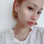 ◆ダブルスクエア×ダークブラウン サージカルステンレス ピアス/イヤリング（金属アレルギー対応）14kgf ギフト対応