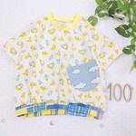 子供服 100 ゆるぽけT インコ