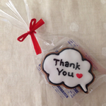 ＊アイシングクッキー  吹き出しthank you♡＊