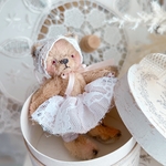 No.6アンティークくまちゃん🧸ボンネット