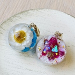 【HY様オーダー品】花かんざしのイニシャルチャーム