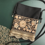 インド刺繍リボン＊スマホショルダー