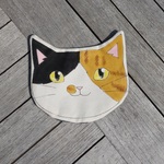 手描きネコ　ぺったんこポケットティッシュ入れ