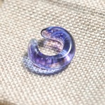 Ambient Blue light：Ear cuff：波動玉® 【現品一点もの・特別価格】