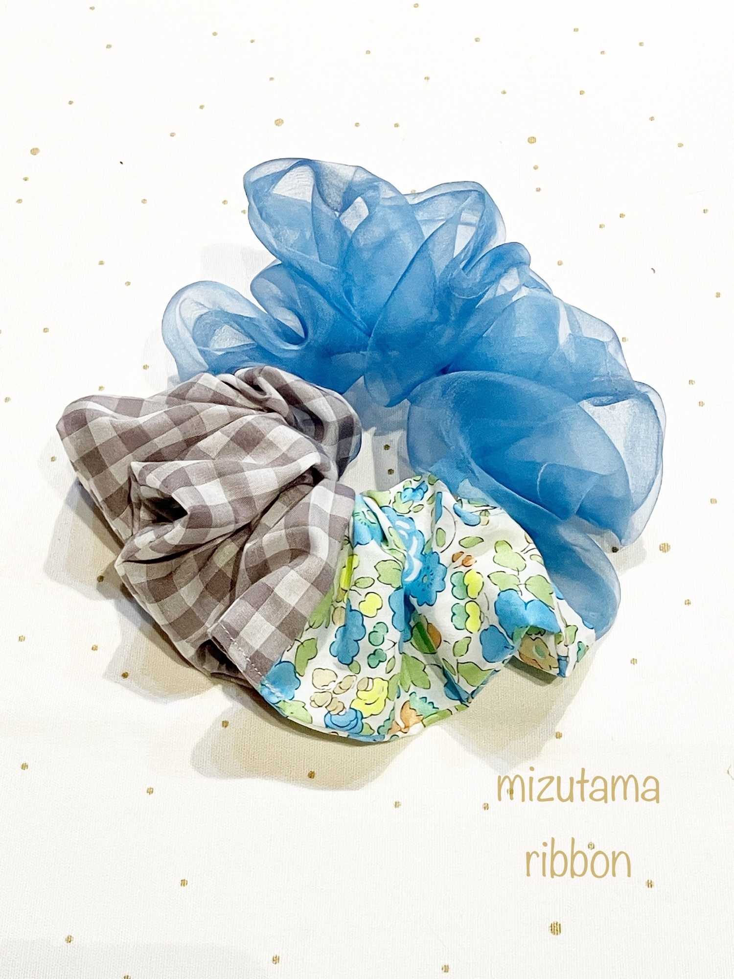 【特別価格】冬生地チェック柄3個セット♡ハンドメイドシュシュ♡ チェック - シュシュの人気通販 | minne byGMOペパボ 国内最大級
