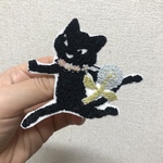 大人気再販*おでかけねこさん ^..^ ブローチ